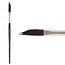 Borciani e Bonazzi Hidro Synthetic Sword Striper Liner Brushes for Fine Lines & Lettering - Size 8 - Short Handle, Handcrafted in Italy, Cruelty-Free